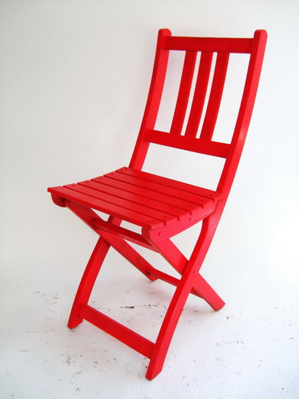 conjunto mesa 4sillas plegables madera roja silla 47-87x36x42 (10eu.) mesa 73x60x60 (15eu.)